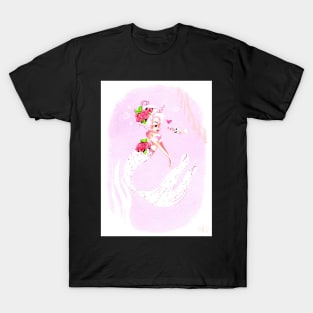 Mermaid Unicorn with a Narwhal Friend T-Shirt